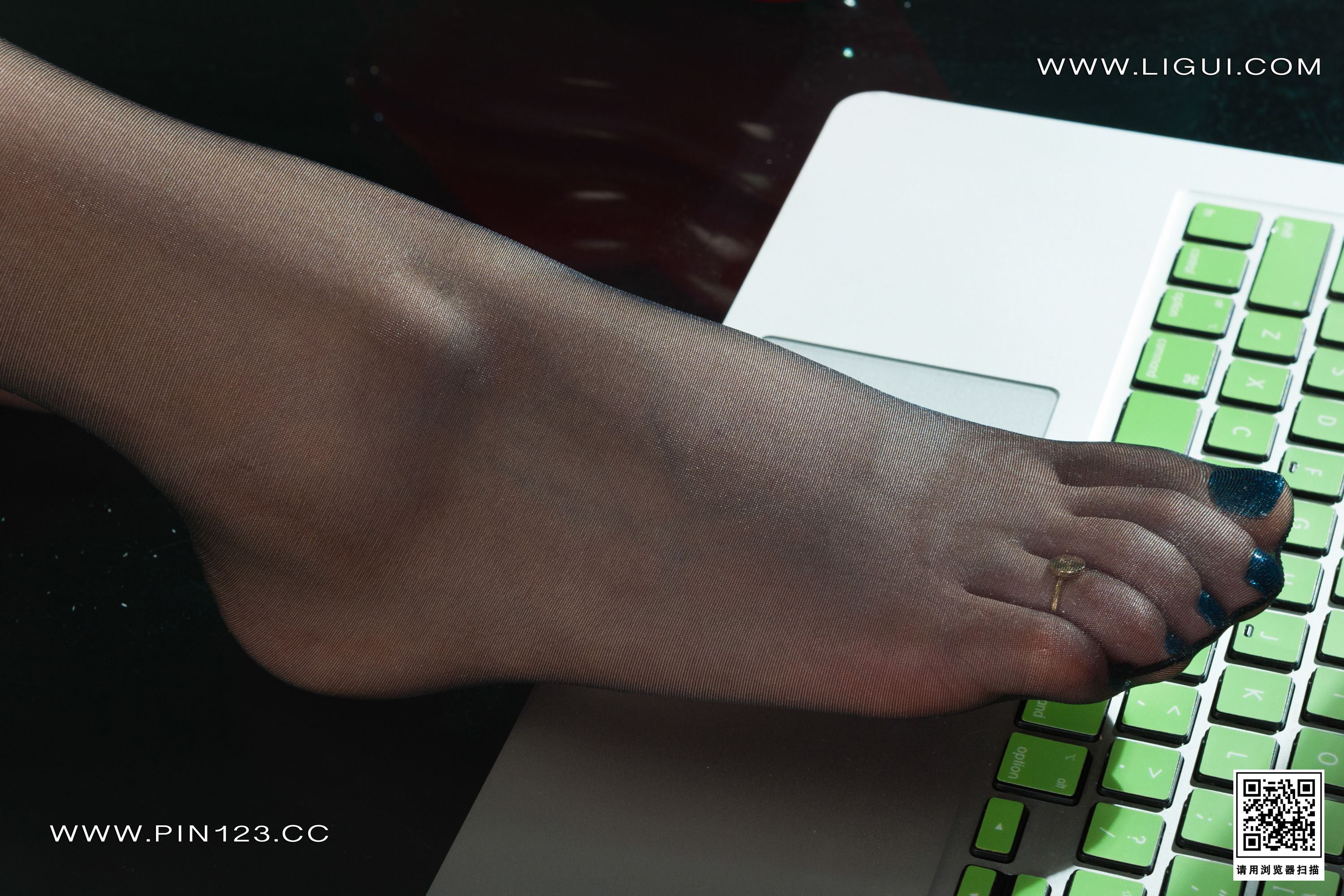 Ligui丽柜 2022.08.15 黑丝迷情 Mia